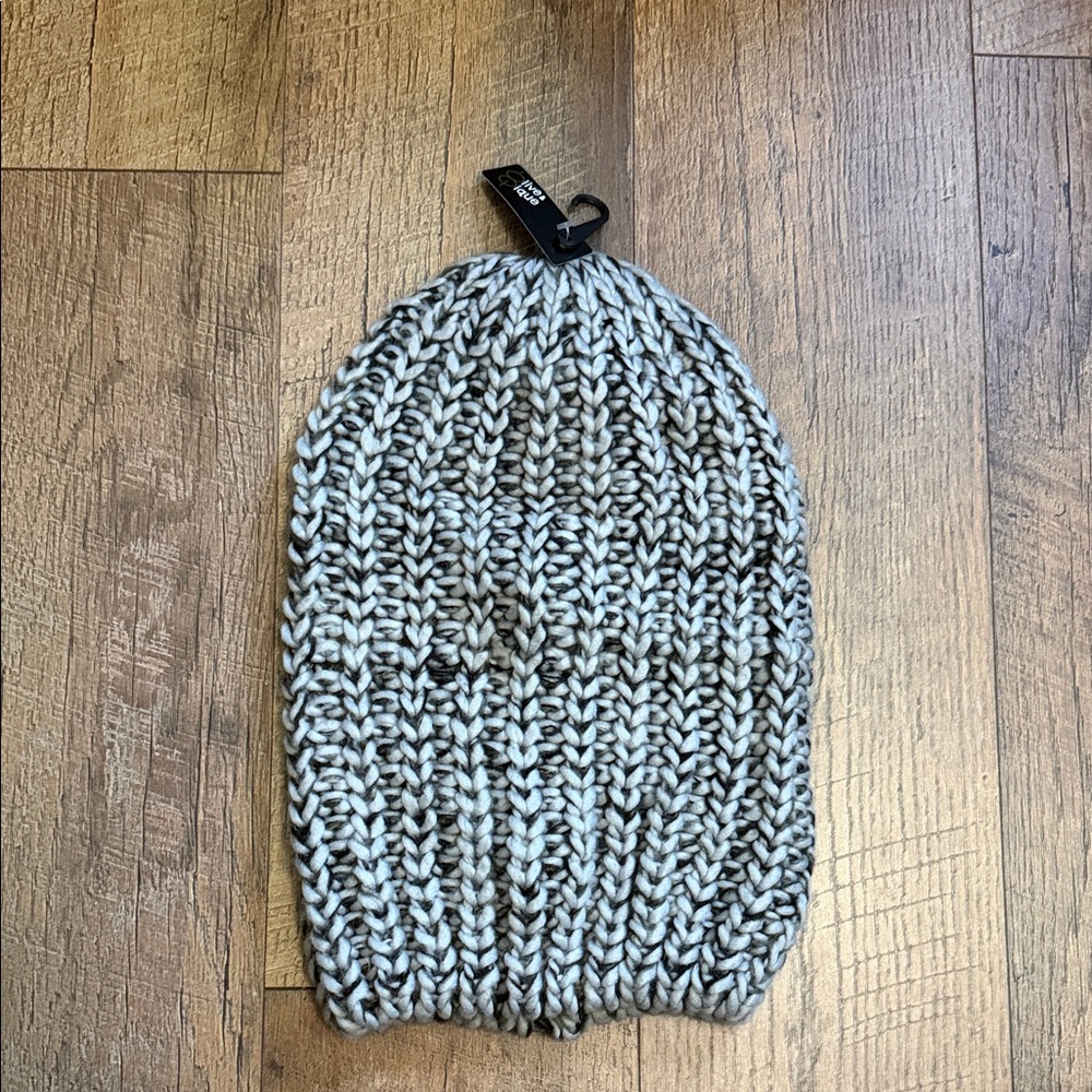 Chunky Knit Beanie - Gray